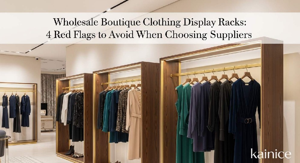 4 Steps to Customizing a Unique Clothes Display Rack That Matches Your Brand Identity