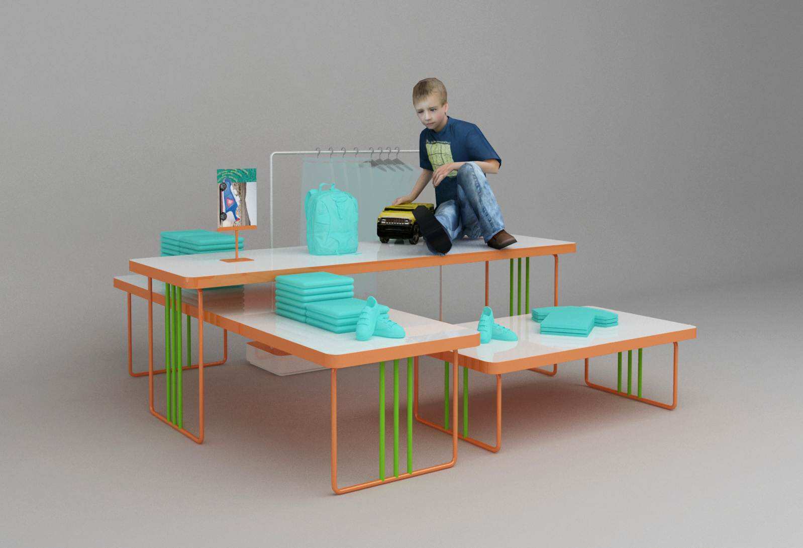 retail store clothing display