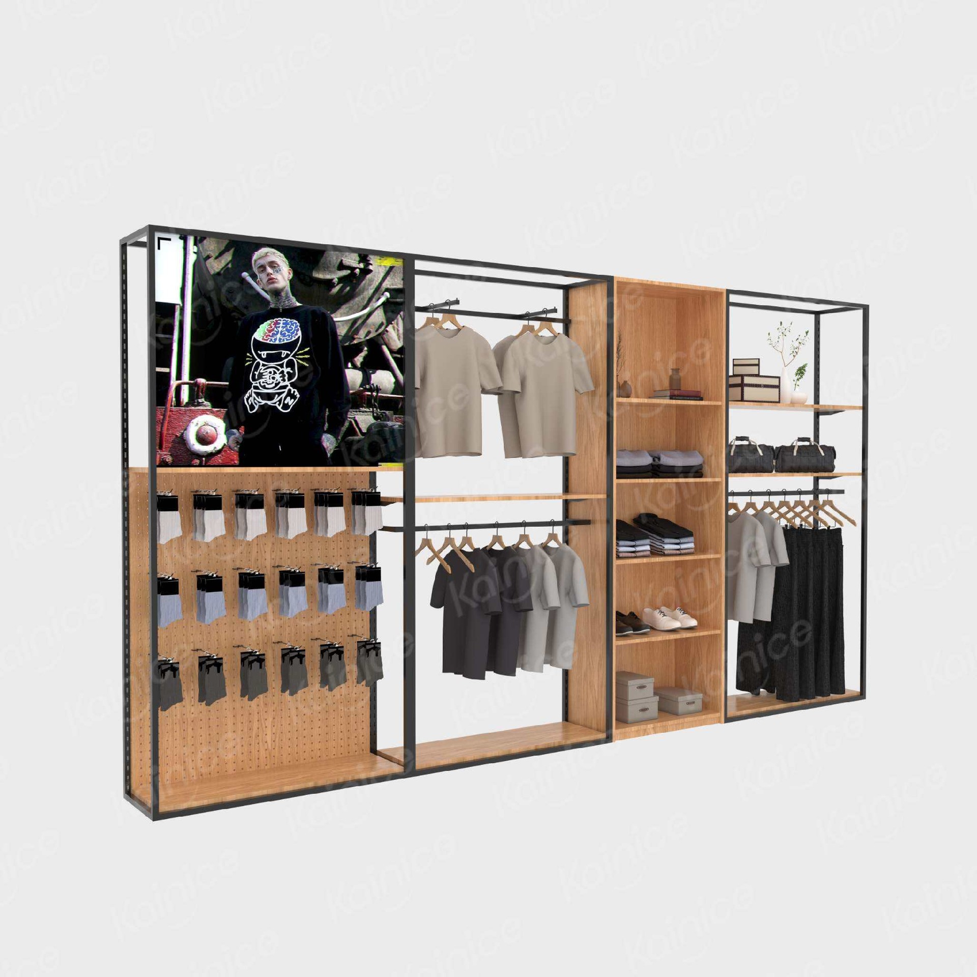 clothing fixtures retail store