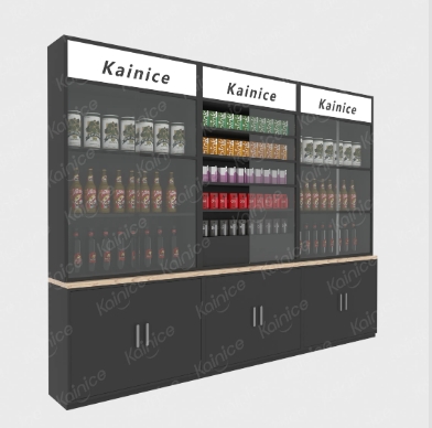 Custom Retail Store Potato Chips Food Gondola Shelving Display Rack