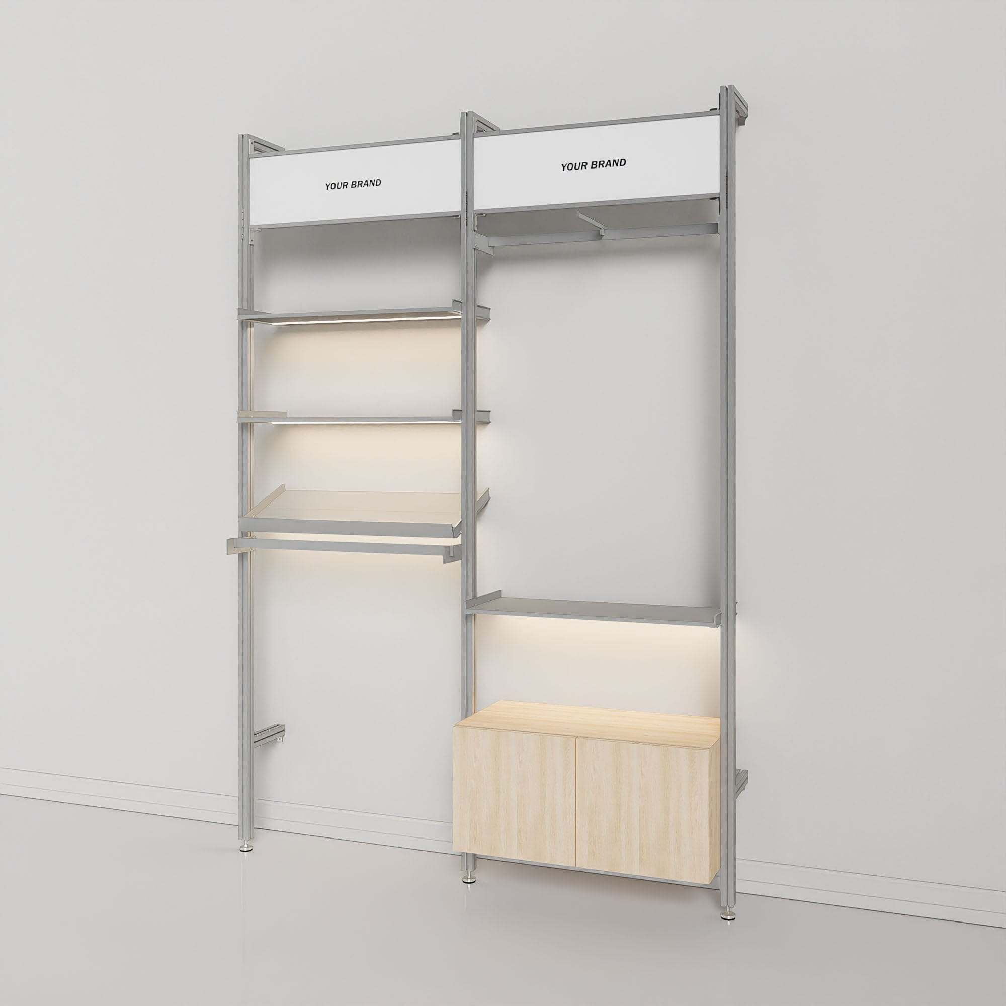 Sustainable Eco-Friendly Retail Display Shelving for Green Brands