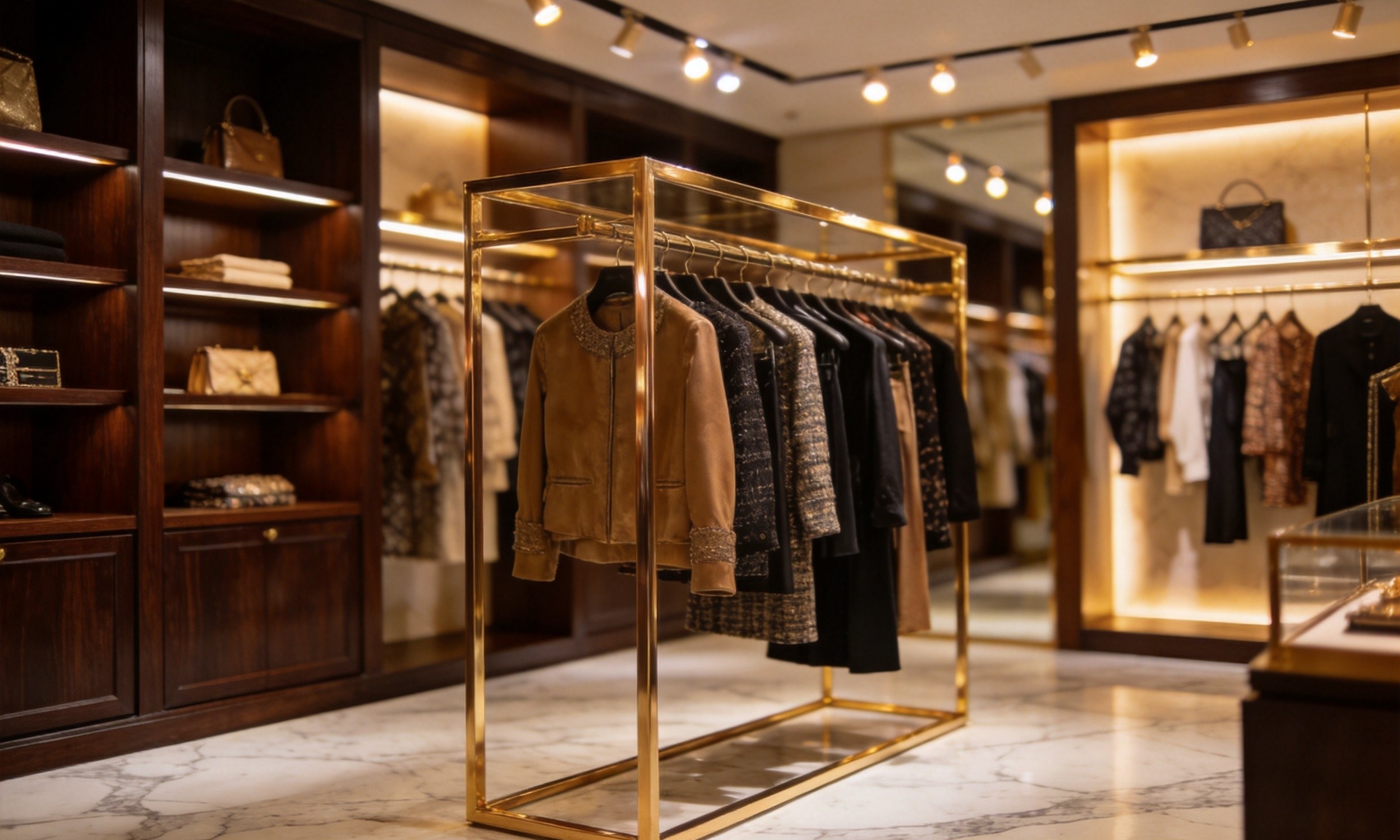 Bespoke Boutique Clothing Display Fixtures